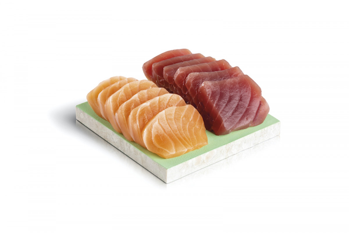 sashimi mixte thon saumon