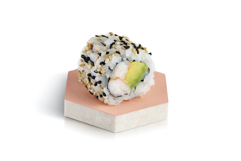 california roll crevette avocat