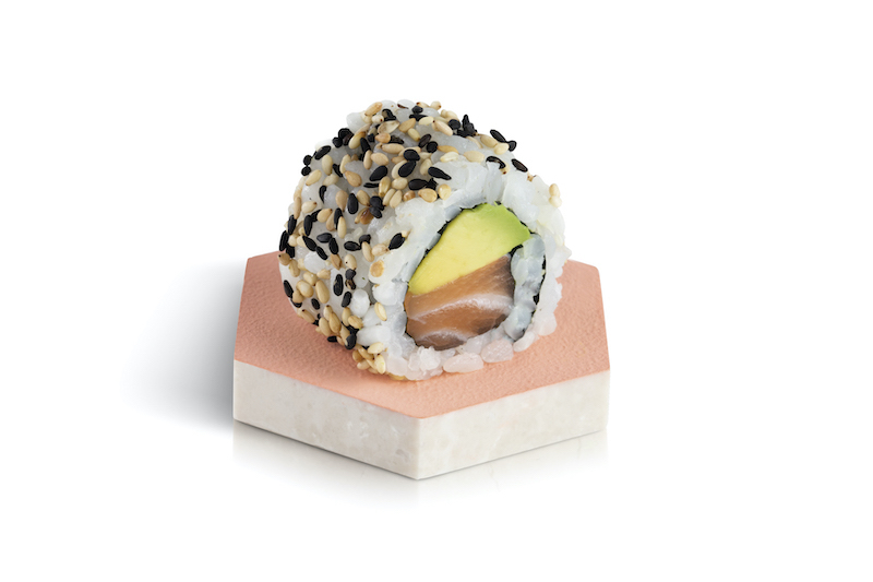 california roll saumon avocat